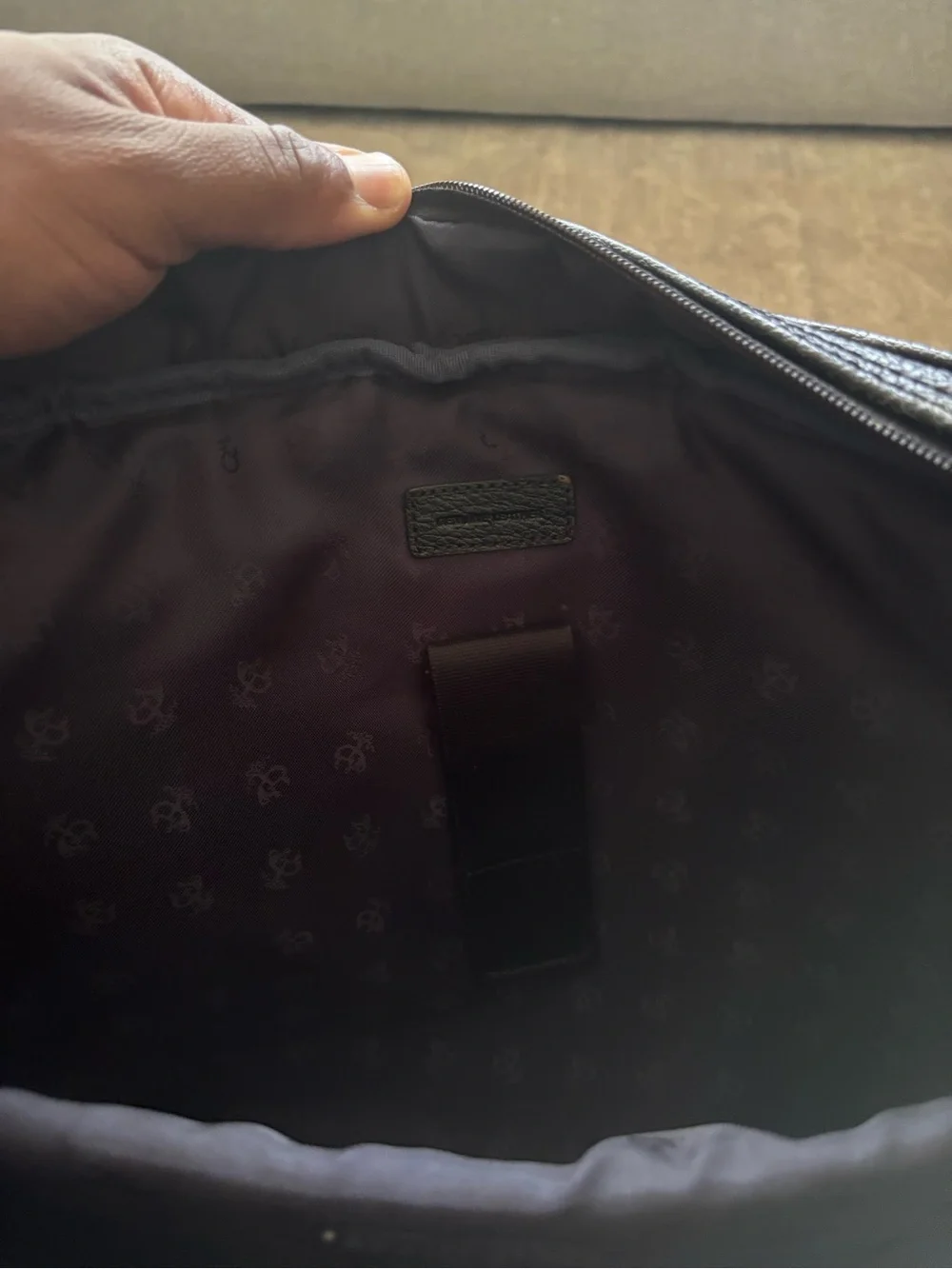 Brooks Brothers Black Leather Briefcase